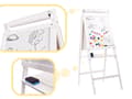 Miniatyrbillede 1 af 7: RoGer XXL Two-sided Chalk and Magnetic Wooden Board + Educational accessories
