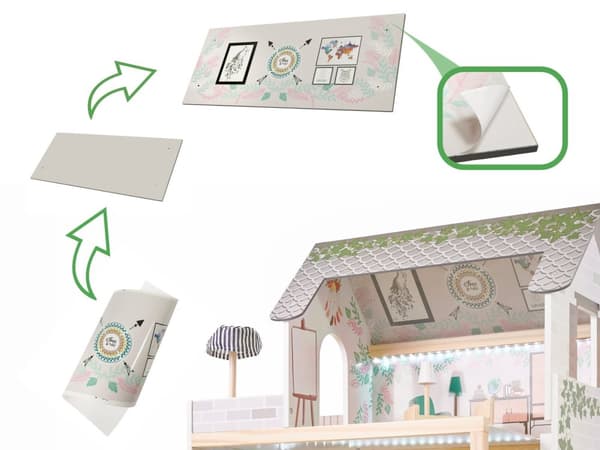 Lulilo Wooden Doll House Floro Boho70cm