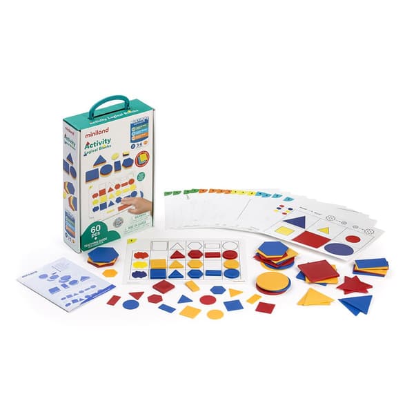 Miniland Activity Logical Blocks Flerfärgad