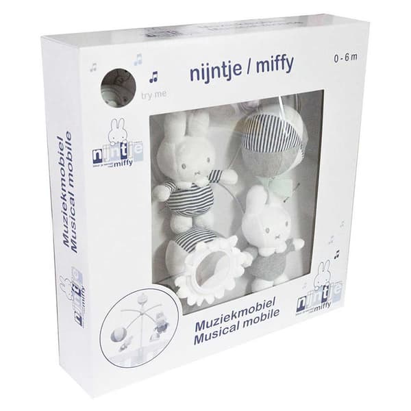 Miffy Musikkarrusel Grå