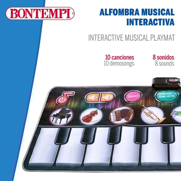 Bontempi Elektrisk Carpet Musical Transparent