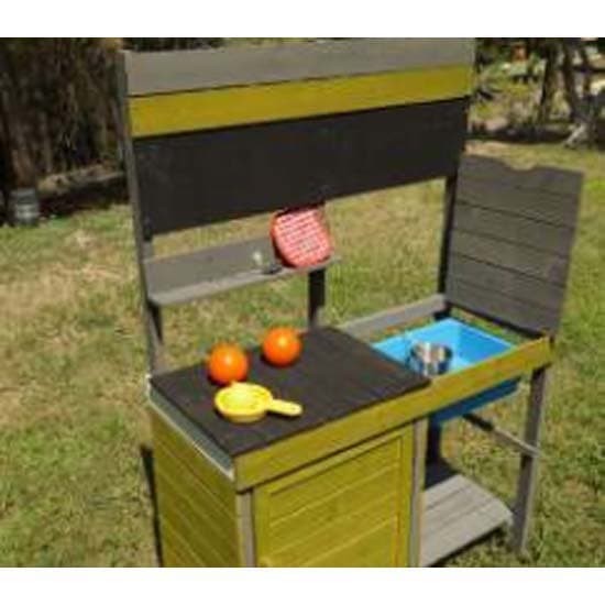 Outdoor Toys Puinen Keittokomero Bella 78x33x120cm Vihreä