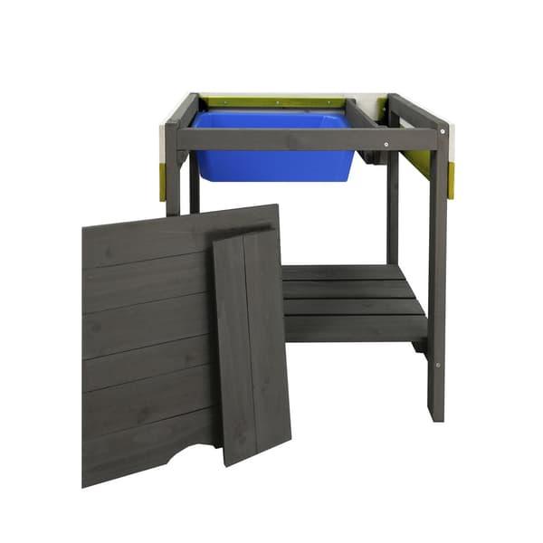 Outdoor Toys Sidobord För Trä Barnkök Lys 50x33x52cm Svart
