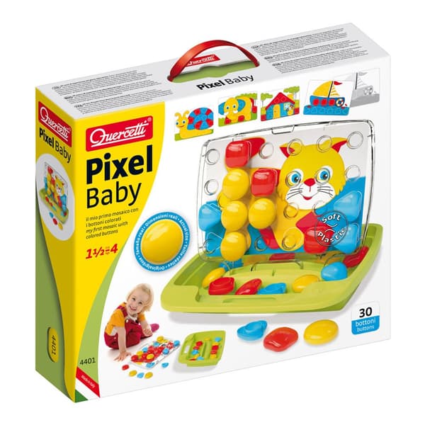 Quercetti Pixel Baby 30 Stykker Gylden