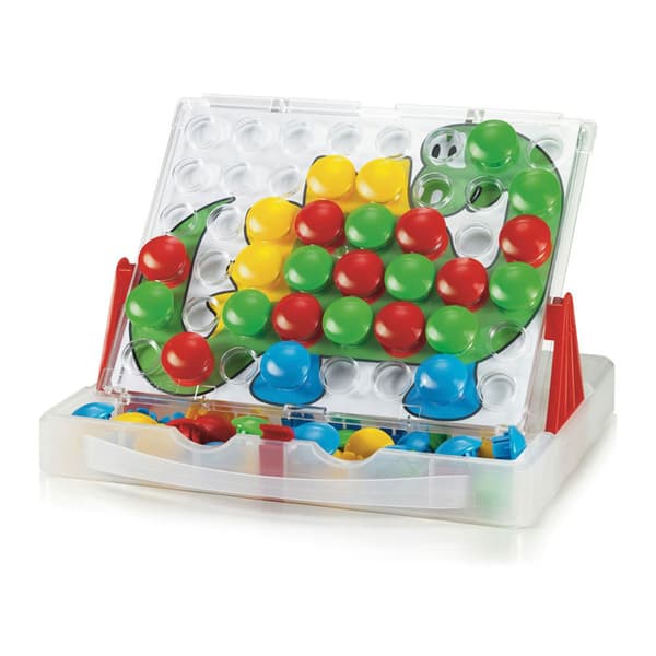 Quercetti Visuell Konst Plus Spel Junior 48 Pins Durchsichtig