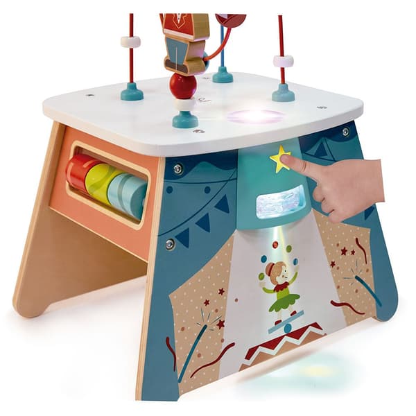 Hape Light Up Circus Activity Cube Flerfarvet