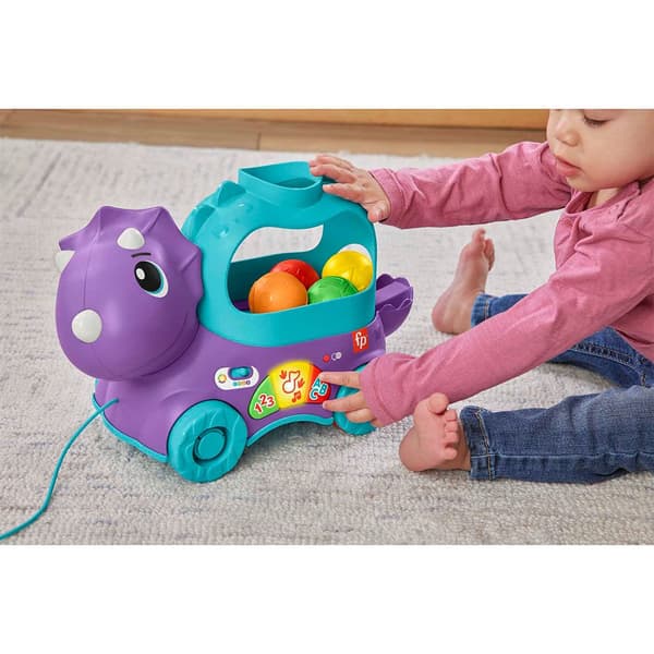 Fisher Price Dra Toy Dinosaur Educational Game Guld