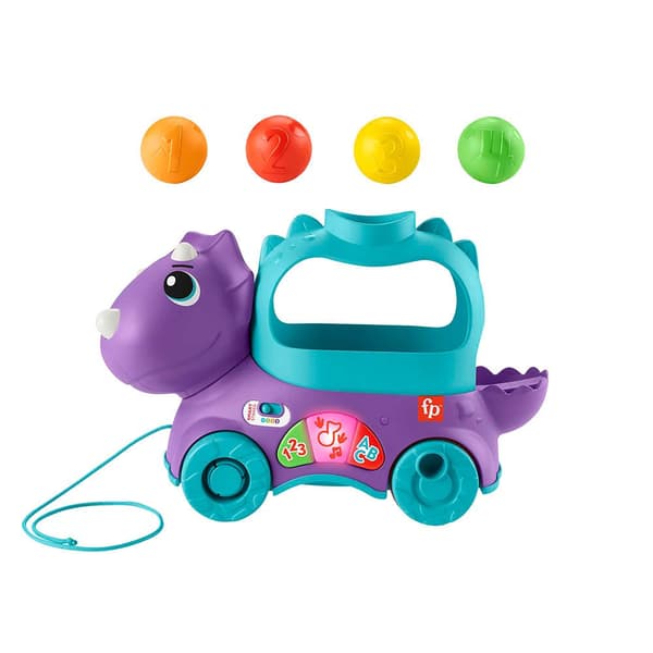 Fisher Price Dra Toy Dinosaur Educational Game Guld