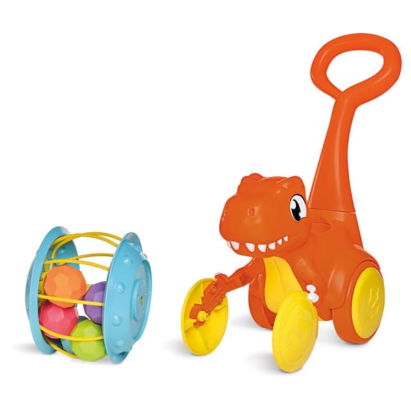 Bizak Griber Og Skubber Jurassic Park T-rex Gul