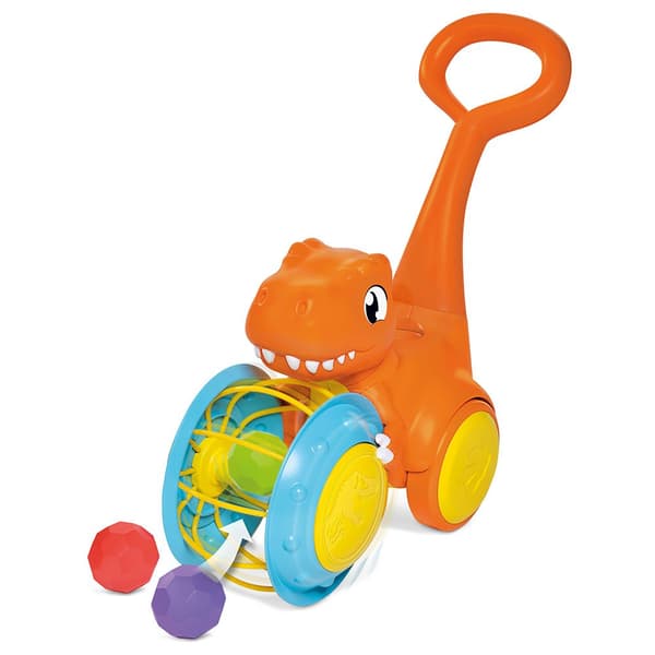 Bizak Griber Og Skubber Jurassic Park T-rex Gul