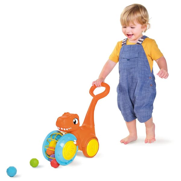 Bizak Griber Og Skubber Jurassic Park T-rex Gul