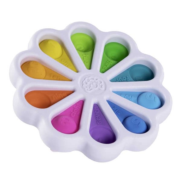 Fat Brain Toys Sensorisk Tablett Dimpl Digits Durchsichtig