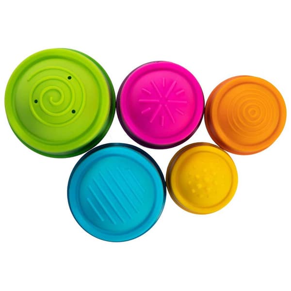 Fat Brain Toys Pedagogiskt Spel Dimpl Stack Flerfärgad