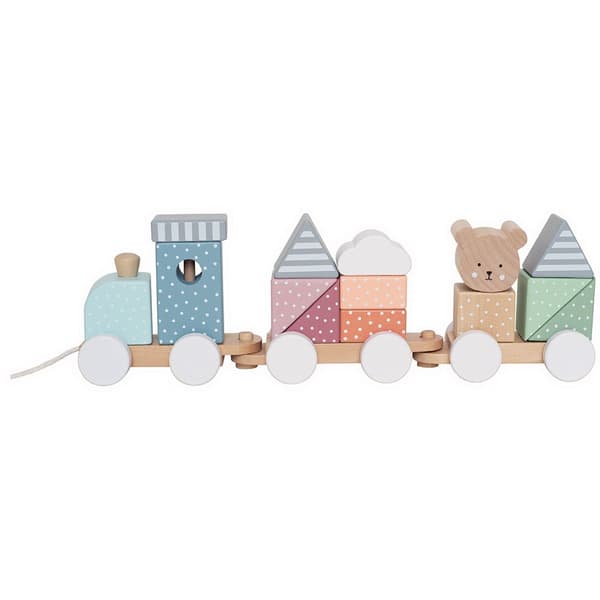 Jabadabado Träna Med Klossar Teddy Beige
