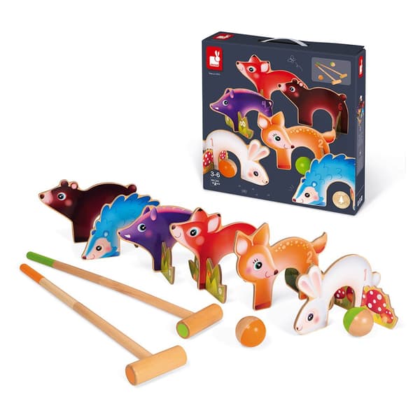 Janod Forest Animals Cricket Flerfarvet 3-6 Years