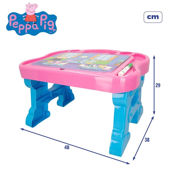 Color Baby Picer Super Educational Desktop Med Tillbehör Peppa Pig 30x48x38 Centimeter Flerfärgad
