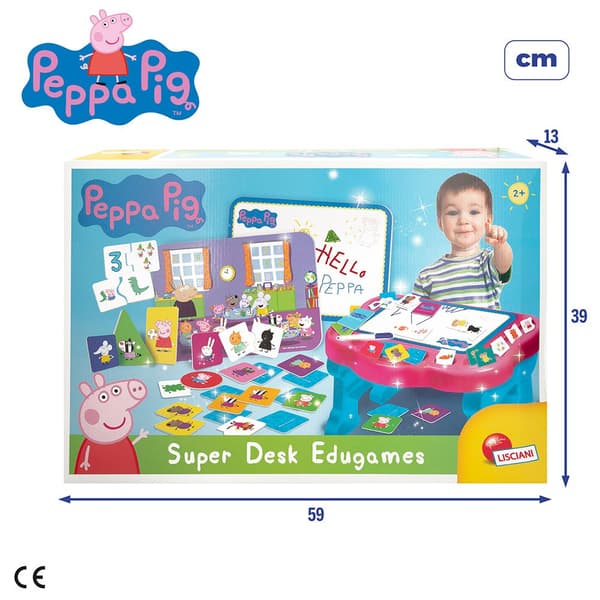 Color Baby Picer Super Educational Desktop Med Tillbehör Peppa Pig 30x48x38 Centimeter Flerfärgad