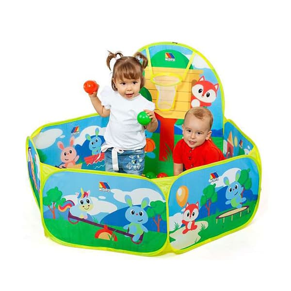 Molto Parker Med Kurv Og 25 76x100x110 Cm 76x100x110 Cm Flerfarvet