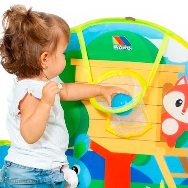 Molto Parker Med Kurv Og 25 76x100x110 Cm 76x100x110 Cm Flerfarvet