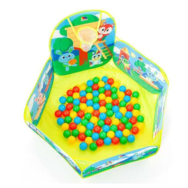 Molto Parker Med Kurv Og 25 76x100x110 Cm 76x100x110 Cm Flerfarvet