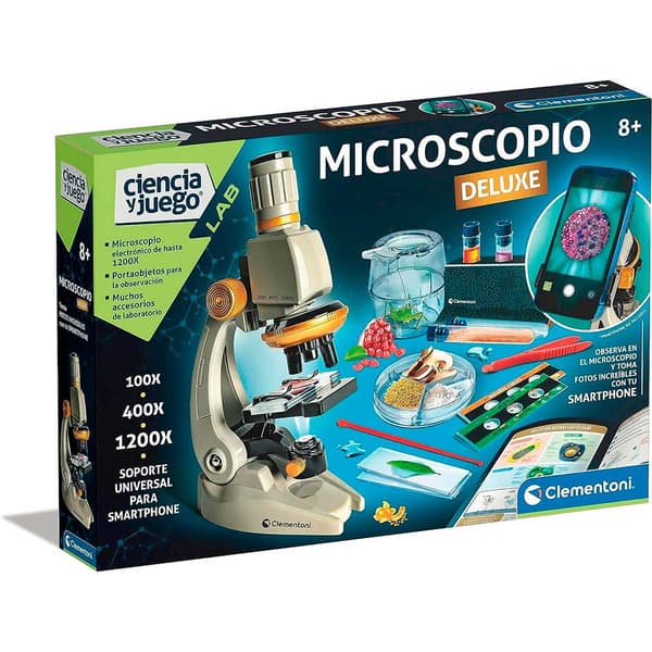 Clementoni Mikroskopi Pedagogisk Leksak Smart Deluxe Durchsichtig
