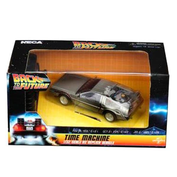 Neca Kuva Auto Radiocontrol Time Machine Paluu Tulevaisuuteen Hopeinen