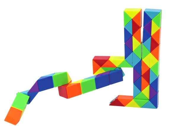 Bricks Arcade Spil Puslespil Pædagogisk Farverig Snake 72 brikker.
