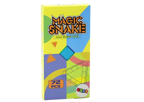 Bricks Arcade Spil Puslespil Pædagogisk Farverig Snake 72 brikker.