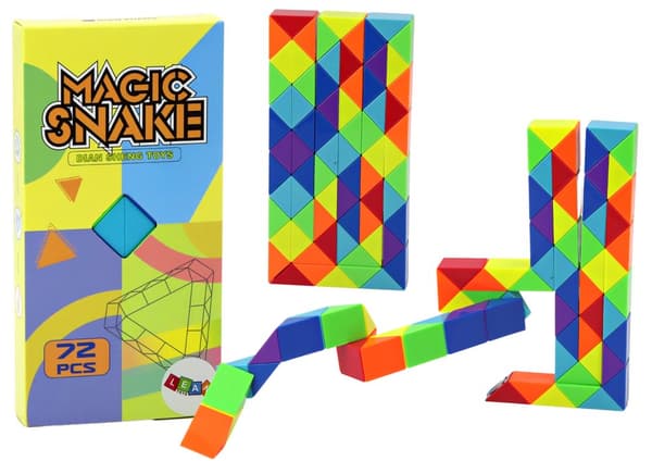 Bricks Arcade Game Pussel Educational Colorful Snake 72 bitar.