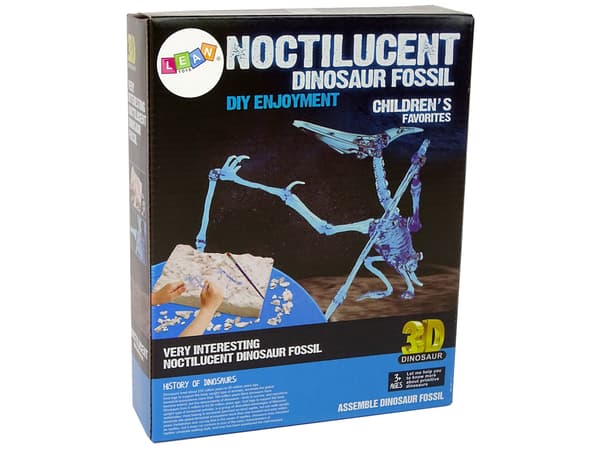 Arkeologisk utgrävning Set Dinosaur Pteranodon skelett