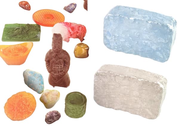 Arkæologisk sæt 2i1 forskellige krystalskatte
