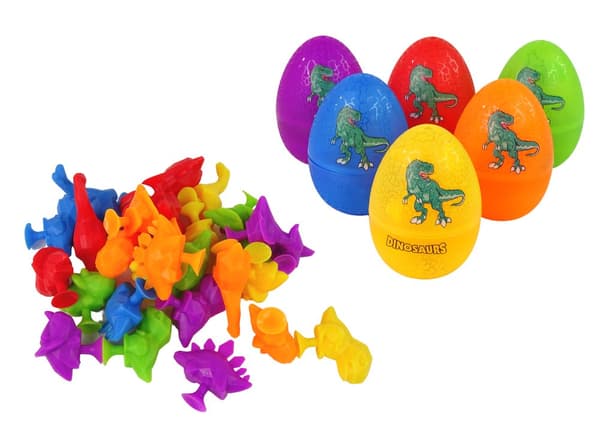 Dinosaur æg figurer gummi sugekopper