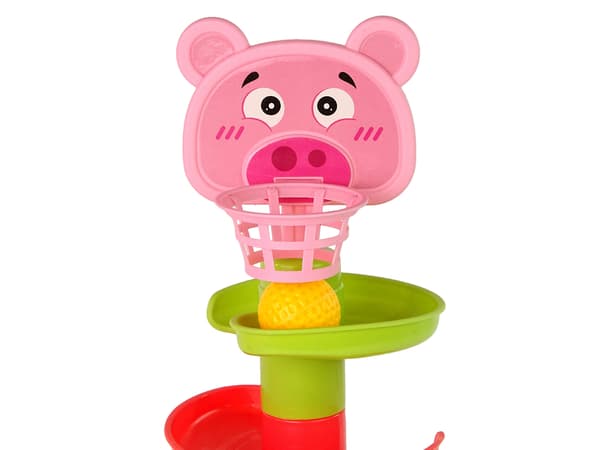 Sorterare Pedagogisk Ball Slide 6 nivåer Piggy Basket