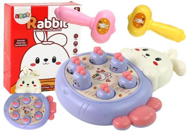 Whac-A-Mole Lilla Whac-A-Mole Arcade Gulerod-Smashende kanin spil