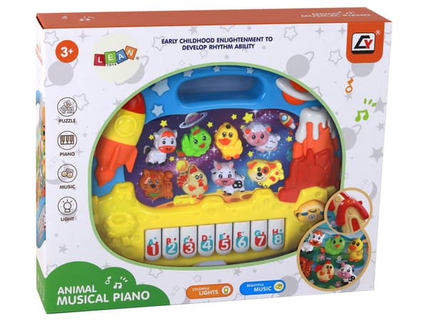 Koulutus Piano Learning Englanti Urut Eläimet Space