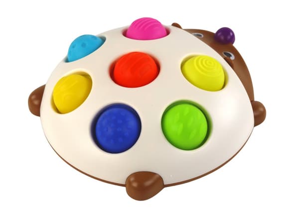 Hedgehog Sensory Toy -koulutustaulu välilehdillä