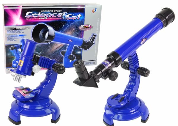 Mikroskopset 2-i-1 Telescope Explorer-set