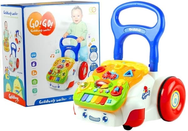 Baby Push Walker, leikkivä, irrotettava paneeli