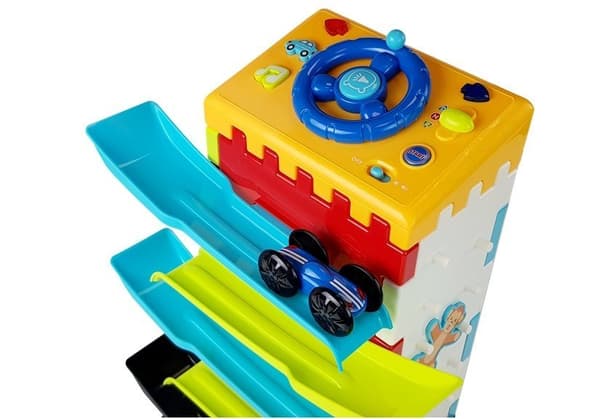 Slide Educational Block lajitteluautoilla