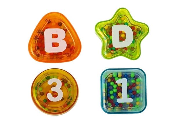 Slide Educational Block lajitteluautoilla