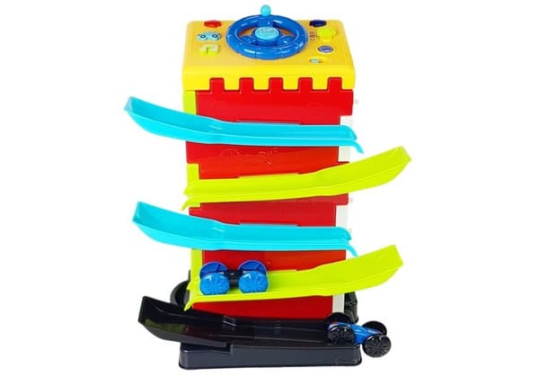 Slide Educational Block lajitteluautoilla