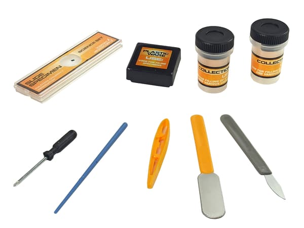 Mikroskop för Scientist Educational Set Gul 100x 400x 1200x