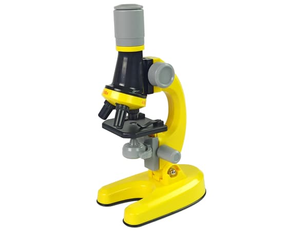 Mikroskop för Scientist Educational Set Gul 100x 400x 1200x
