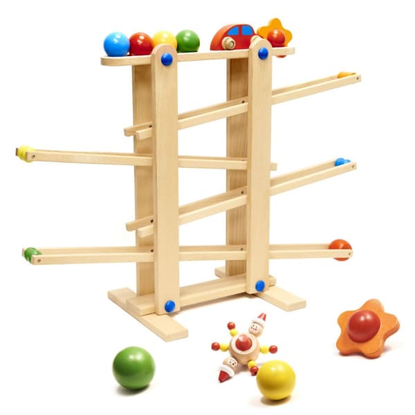 Montessori XXL kuglebane i træ