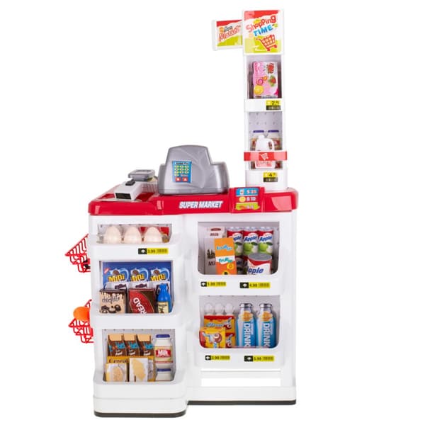Supermarkedsbutiks kasseapparat + vogn model 2