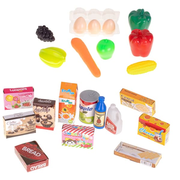 Supermarkedsbutiks kasseapparat + vogn model 2
