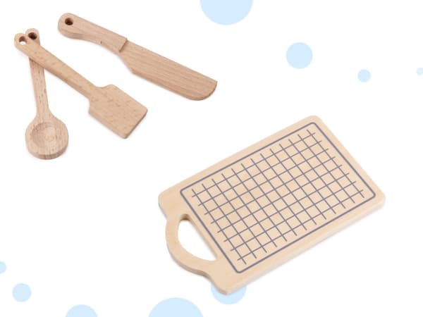 Puiset MDF lasten keittiötarvikkeet MODERN CLASSIC 82cm