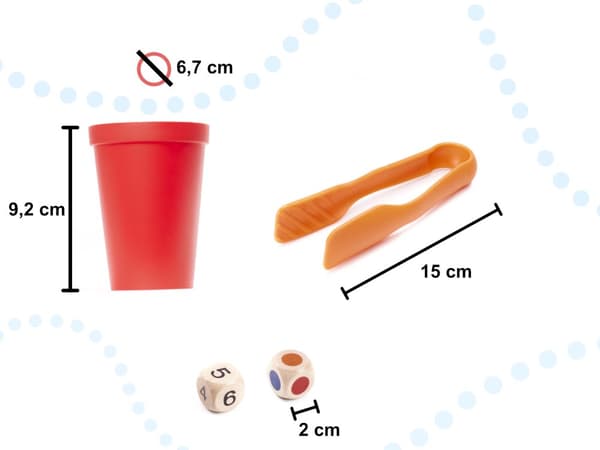 Kreativa färgglada småsten Montessori pussel