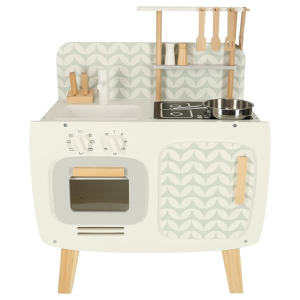 Træ børnekøkken MDF LULILO RETRO tilbehør 73cm