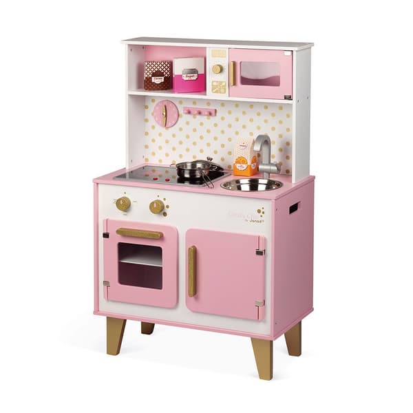 Janod Stort Komfur Candy Chic Hvid,Rosa 3-8 Years